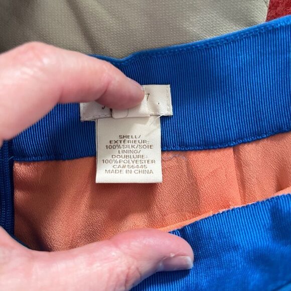 J.Crew A-Line 100% Silk Skirt #82416 - Picture 6 of 7